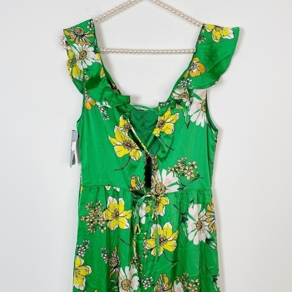 Collective Concepts Floral Tie Dress - Picture 4 of 5